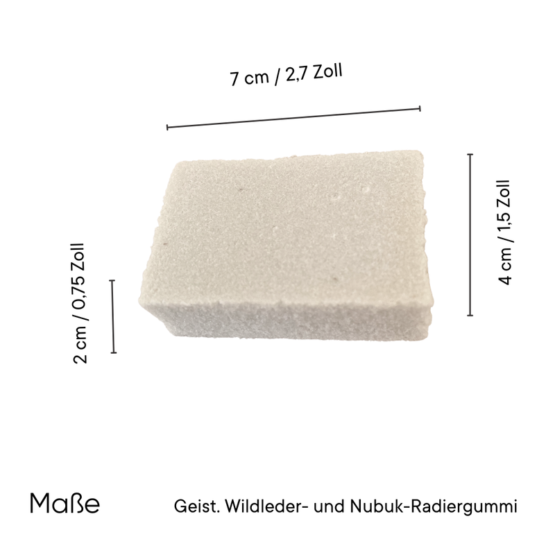 Radierer für Rauleder, Nubuk oder Velourleder