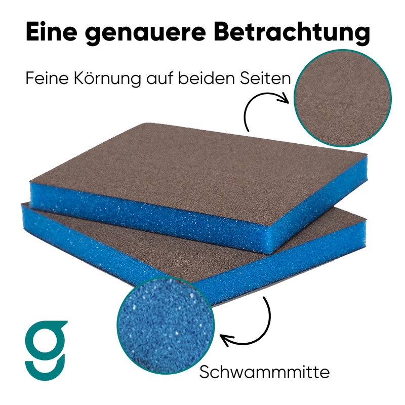 Doppelseitige Schleif- und Endbearbeitungspads | 2 Stück